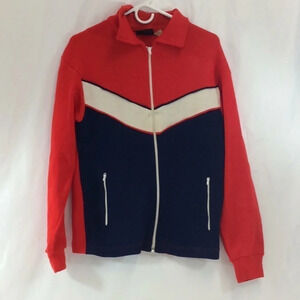 Speedo Men’s  Track Jacket Sweatshirt Large Vintage
